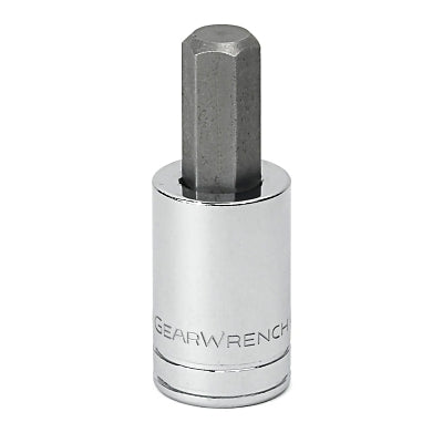 1/4 in Drive Hex Bit SAE Sockets, 1/4 in Drive, 1/8 in, 1.53 in Long, 6 Points