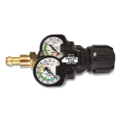 EDGE Series 2.0 Regulator, ESS32 Flowmeter, Argon (Ar)/Carbon Dioxide (CO2), 0 to 80 CFH, 4000 psig Inlet, CGA 320