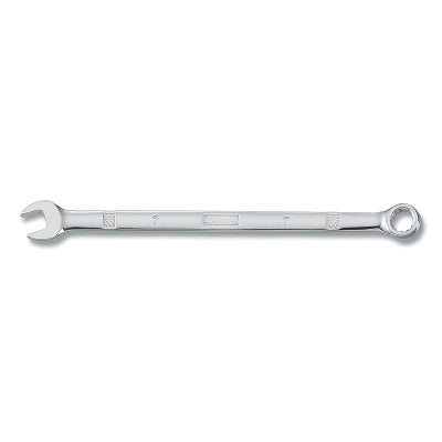 Combination Wrench, 7 mm, 5-3/32 in OAL, 12-point, Full Polish Chrome