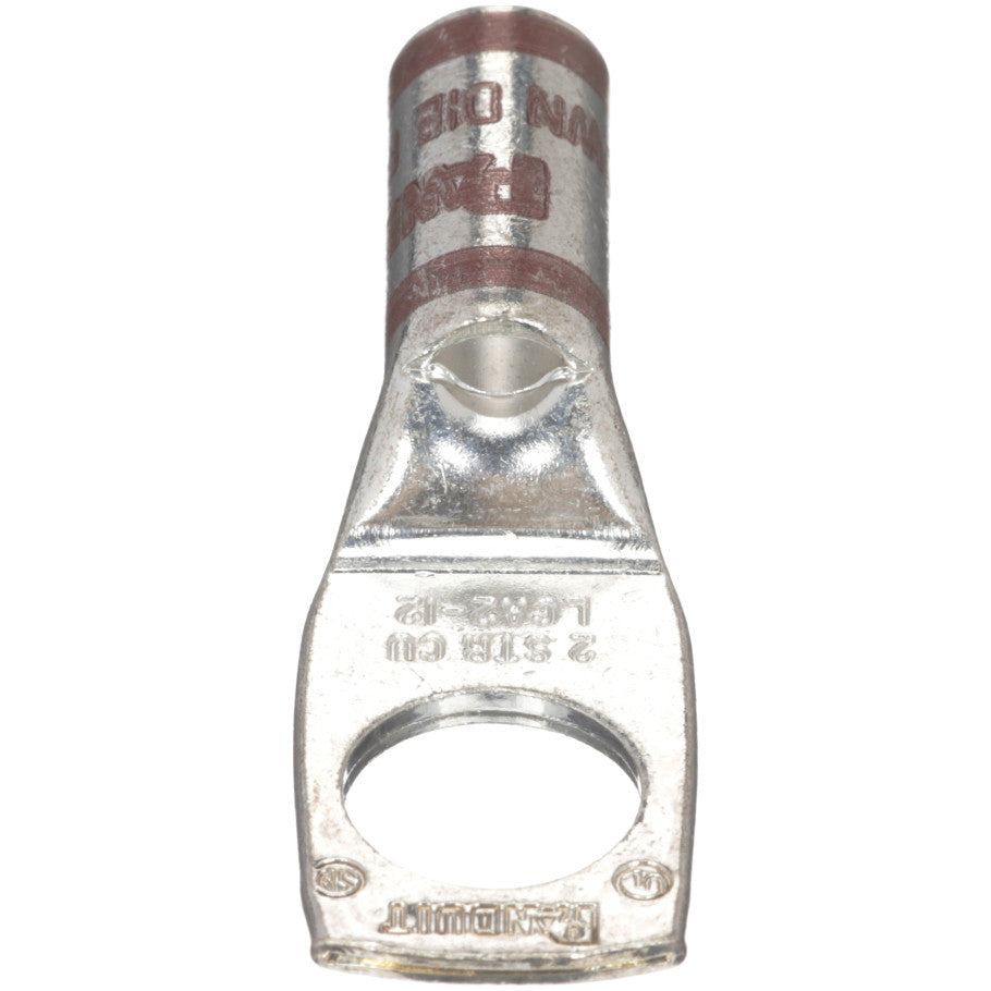 One-Hole Standard Barrel Lug with Inspection Window, 1/2 in., 2 AWG