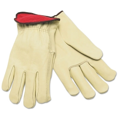 Insulated Drivers Gloves, 3250, Premium Grade Grain Cowskin, Fleece Lining, Large, White