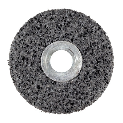 3M 048011-01021 Clean and Strip Unitized Wheel, 4 in x 1/4 in, Coarse, Silicon Carbide, 10000 rpm, black