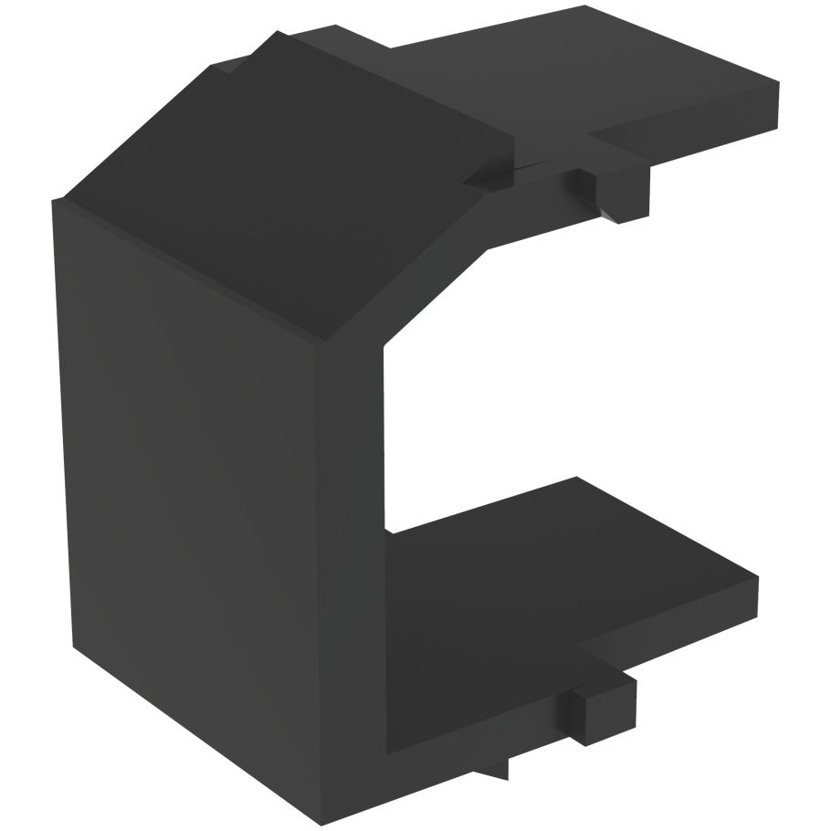 NetKey Blank Keystone Module, Black
