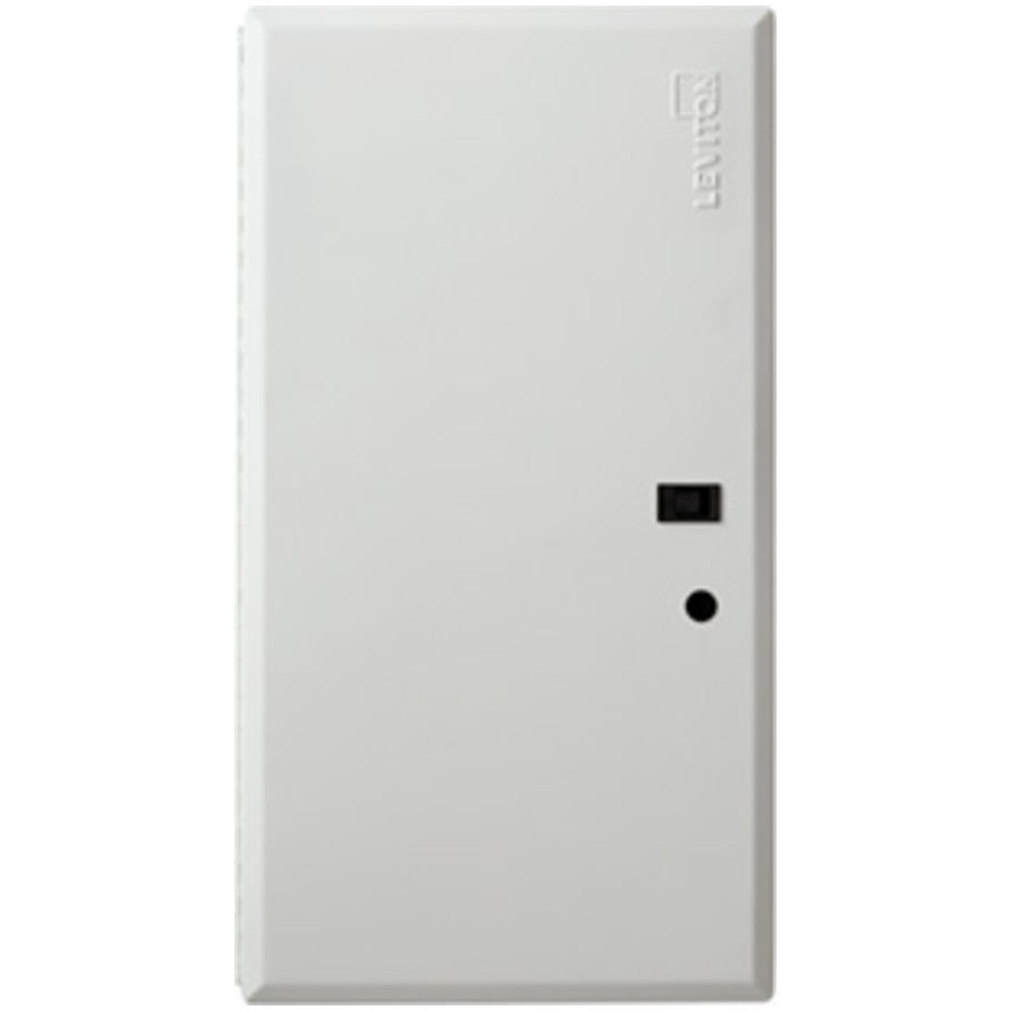 Structured Media Hinged Door, 28 in., Steel, White
