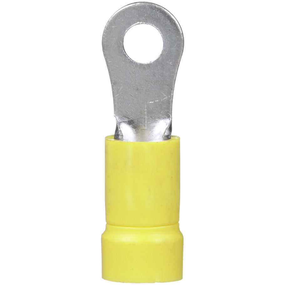 Pan-Term PV10-6R-L Ring Terminal, Vinyl Insulated-Funnel Entry