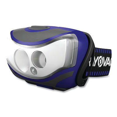 Sportsman Outdoorsman Headlight, 3 AAA, 200 Lumens, Blue/Silver/Black