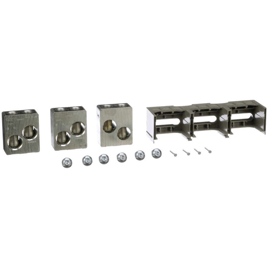 Circuit breaker accessory, PowerPacT M and P, lug kit, mechanical, 800A, 3/0 AWG to 750kcmil, compacted Al only, qty 3