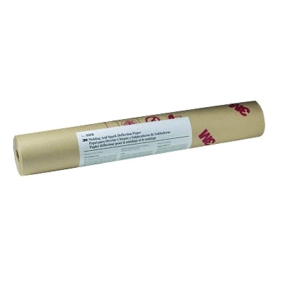 3M 051131-05916 Welding and Spark Deflection Paper, 24 in X 150 ft, Flame-Retardant Paper, Brown