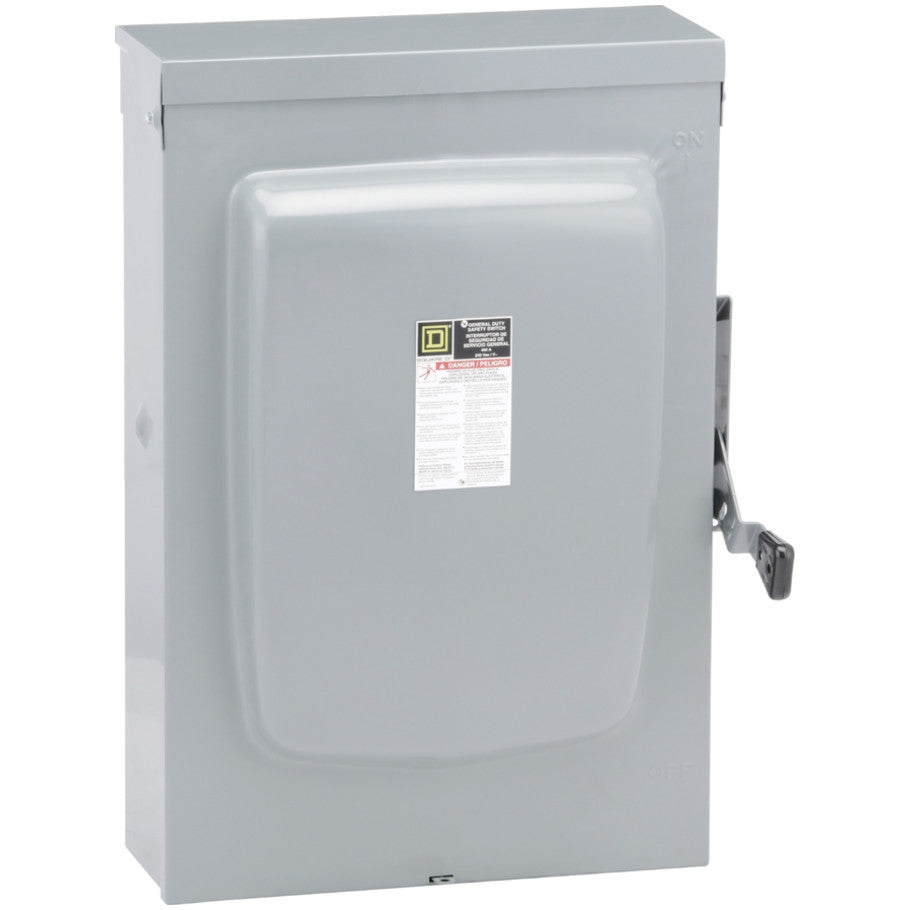 General Duty Disconnect, Fusible, 3 Phase, 400A 120/240V, 3P4W