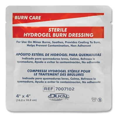 Hydrogel Burn Dressing, 4 in x 4 in, Sterile