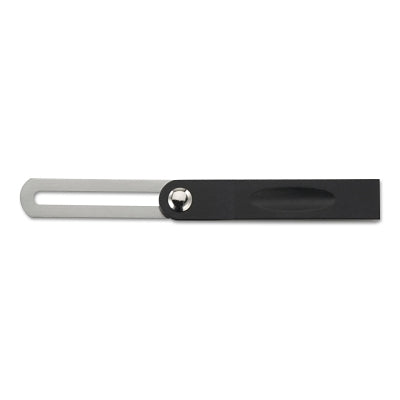Joiners' Sliding Bevel, 8 in L, Stainless Steel blade, Plastic Handle, Silver/ Black