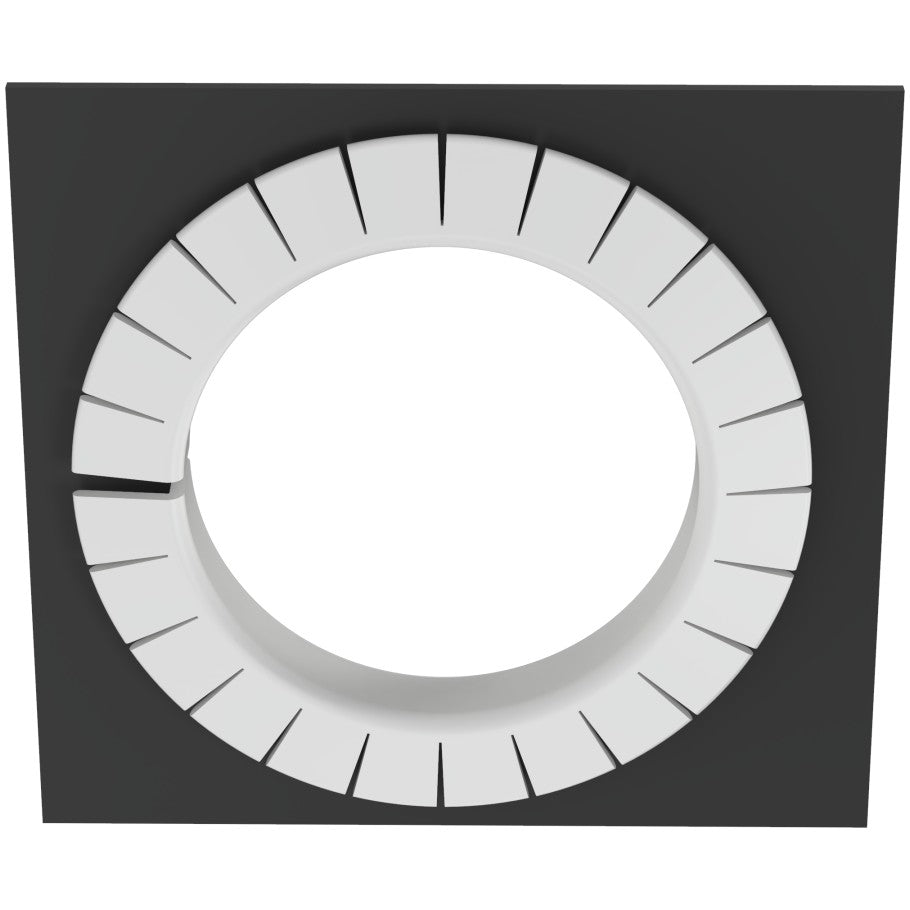 Slotted Grommet Edging, Polyethylene, Adhesive Lined, Natural, 0.144 in. Thick, 100 ft. Roll