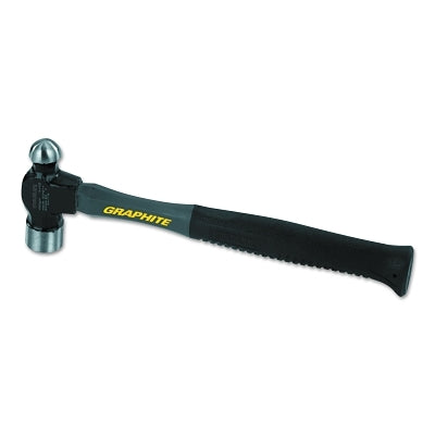 Ball Pein Hammer, Graphite Handle, 13 in OAL, Steel 16 oz Head