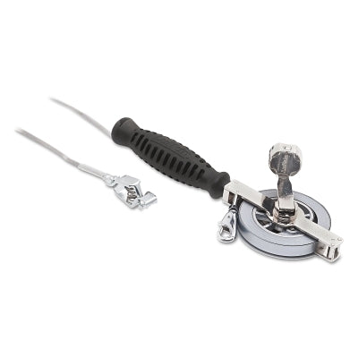 Atlas Oil Gauging Tape, 1/2 in W x 25 ft L, D4, Chrome Clad, Used with 590 Plumb Bob