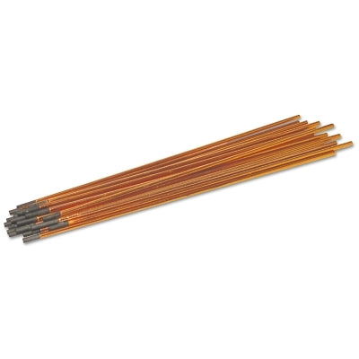 DC Copperclad Gouging Electrode, 1/2 in dia x 14 in L, Pointed