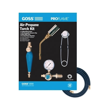Air-Propane Torch Outfit, 1-3/4 in, Propane, Heating, Soldering