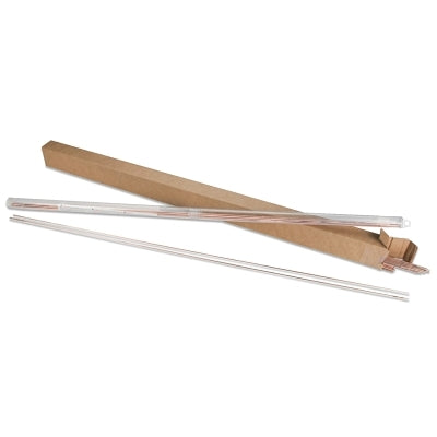 ER70S2-36 TIG Welding Rod, 3/32 in dia, 36 in L, Carbon Steel