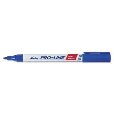 Paint-Riter Fine Liquid Paint Marker, Blue, 1/16 in Tip, Fine