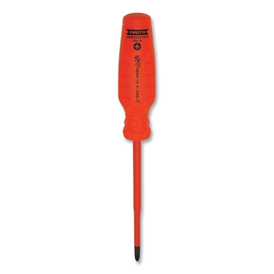 VDE Screwdriver, 5 in L, Phillips #2, Red