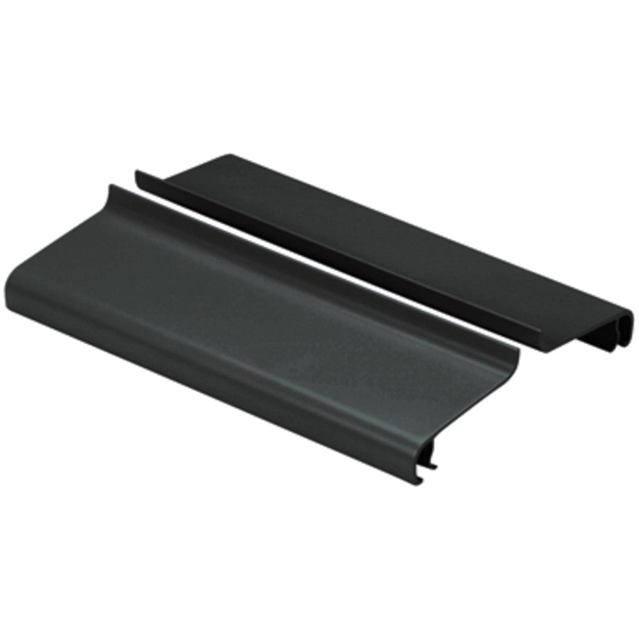 Fiber Raceway Fitting, Hinged Cover, 6 x 4 in, PVC, 1828.8 mm x 6.59 in x 1.19 in, 1828.8 mm L, 6.59 in. W, Black, 1.19 in. H