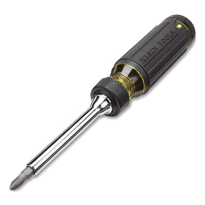 15-in-1 Multi-Bit Ratcheting Screwdriver/Nut Driver, SAE, (1) Nut Driver, (2) Combo/Slotted/Square, (4) Phillips/Torx