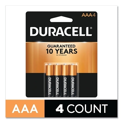 CopperTop Alkaline Battery, AAA, 1.5V, 4/PK