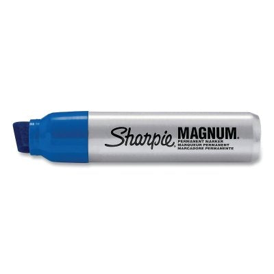 Magnum Permanent Marker, Chisel Tip, Blue