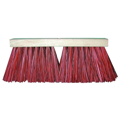 Palmyra Stalk Street Brooms, 16 in, 6 1/4 in Trim L, Dyed Palmyra Stalk