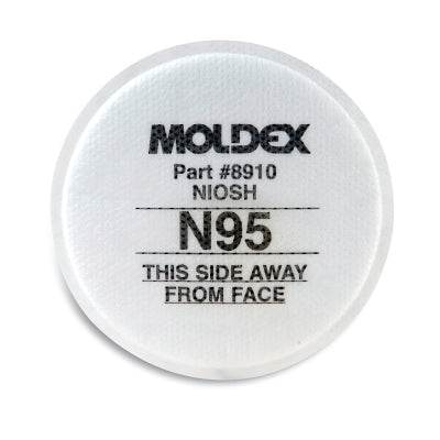 8000 Series Particulate Filter, Non-Oil Based Particulates, N95, White