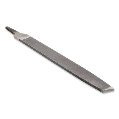 Mill Second-Cut File, 10 in, Single Cut, 1 EA