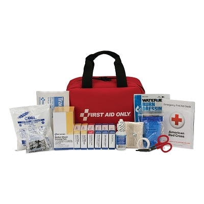 Bulk Fabric First Aid Kit, 25 Person, Fabric Case, Carry Handle