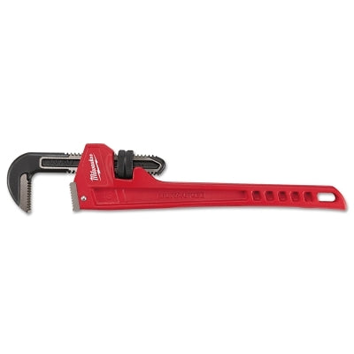 Pipe Wrench, 18 in L, Steel