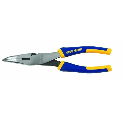 Bent Nose Pliers, Chromium Steel, 6 in Long
