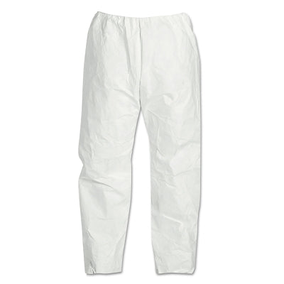 Tyvek 400 Pant, Medium, White, Open Ankle, Elastic Waist