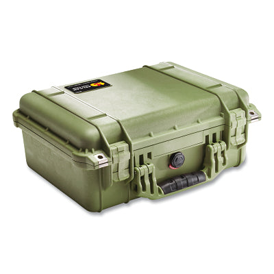 1450 Medium Protector Case, with Logo, 24.39 in L x 19.36 in W x 8.79 in D, Olive Drab Green, with Foam
