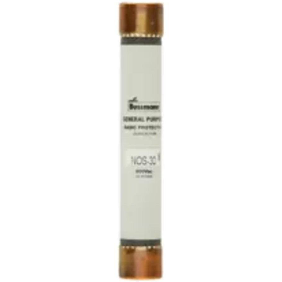 NOS Series Class K5/H One-Time Fuse, Non-Current-Limiting, 30A, 600VAC