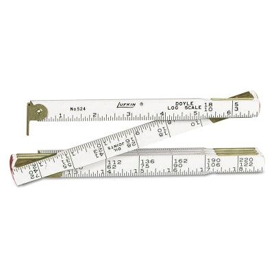 Doyle Log Scale Rulers, 4 ft, Wood, 6 Scales