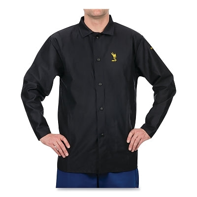 COOL FR Navy Blue Jacket, Large, 9 oz Cotton, 30 in L