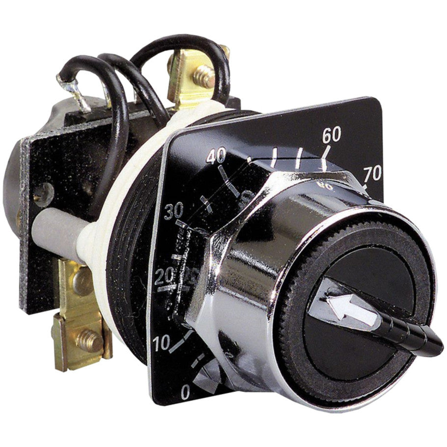 Operator Single Potentiometer, Dial Plate, 2500 Ohms