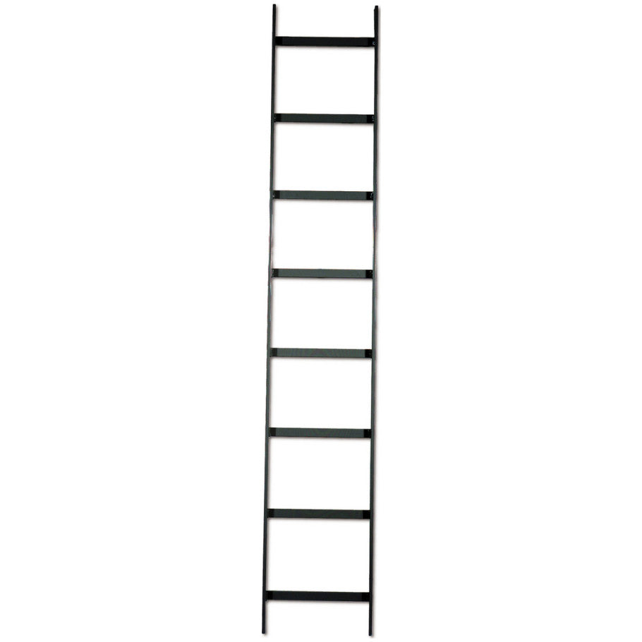 NEXTFRAME Ladder Rack, 10 ft. L x 12 in. W, Black, Rung Spacing 9 in.