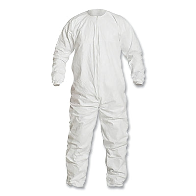 Tyvek IsoClean Bound Seam Coveralls, IC253B, Clean Processed/Sterile, White, X-Large