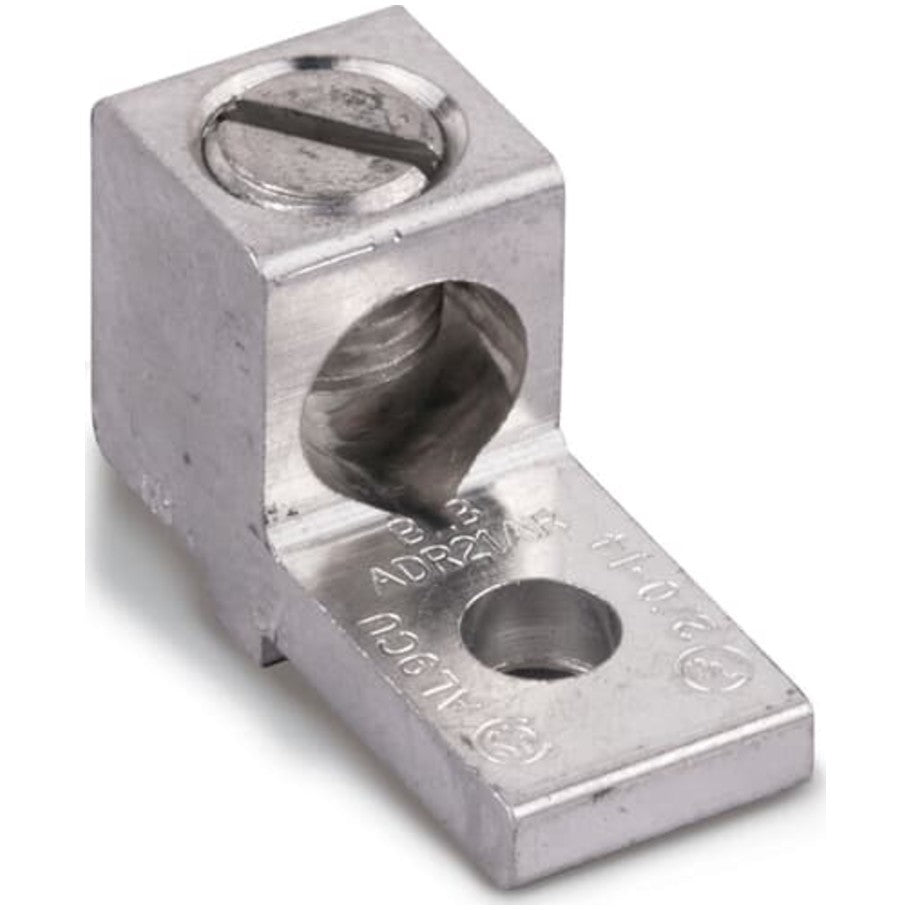 Type ADR-ALCUL Anti-Rotational Single-Conductor, One-Hole Mount, Conductor Range Max 2/0 Str, Min 14 AWG