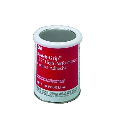 3M 021200-19890 Neoprene High Performance Contact Adhesive 1357, 1 pt, Can, Gray-Olive