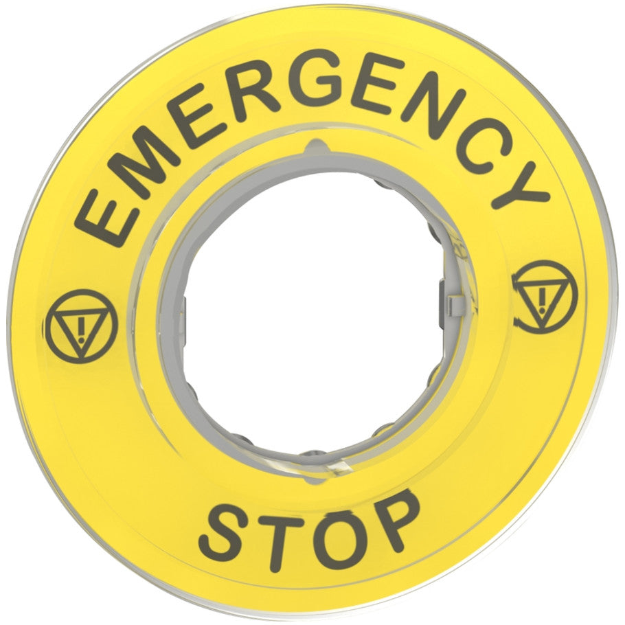 Harmony Legend, Yellow, "EMERGENCY STOP" Marking