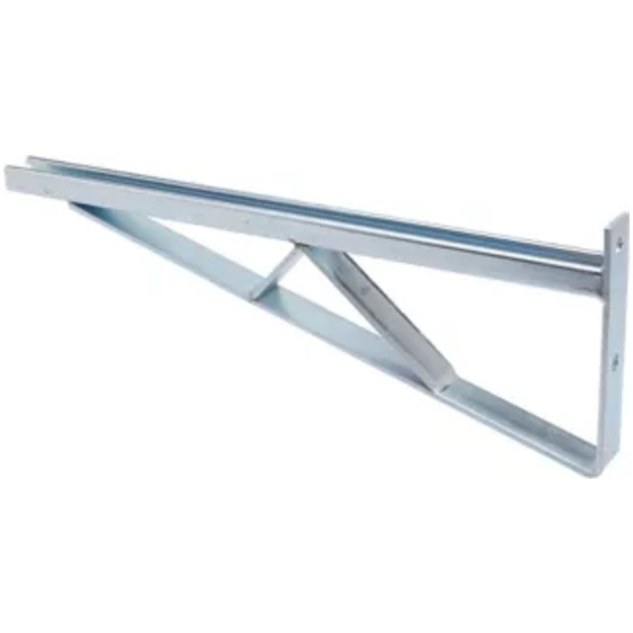 Strut Fitting, Braced Single Bracket, Steel, 48 x 1-5/8 x 16 in, 9/16 in. Dia., 12 AWG AWG, 16 in. H, 48 in L
