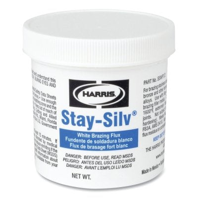 Stay-Silv Brazing Flux, 5 lb Jar, White