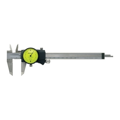 Series 505 Dial Caliper, Outside Range 0 in to 6 in, Stainless Steel