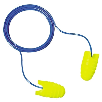 3M 312-6001 E-A-Rsoft Grippers Earplugs, Polyurethane, Yellow, Corded