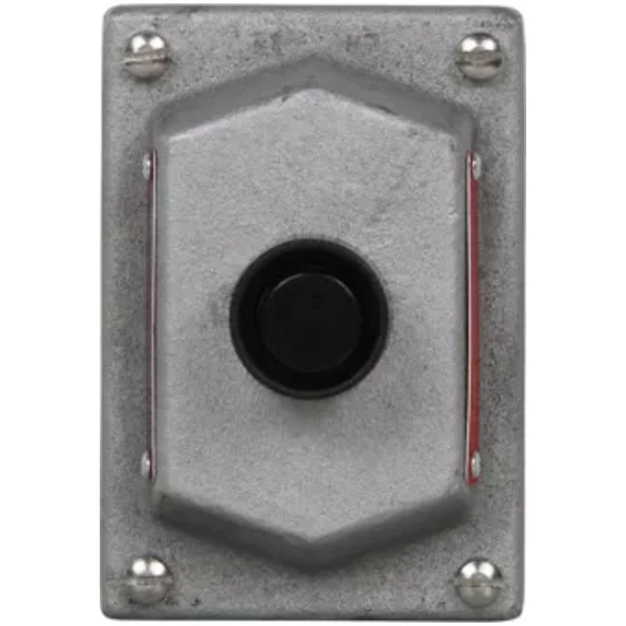 DSD Control Station Pushbutton, Front Operated, Heavy Duty, Factory Sealed,1 NO   1 NC, 600V