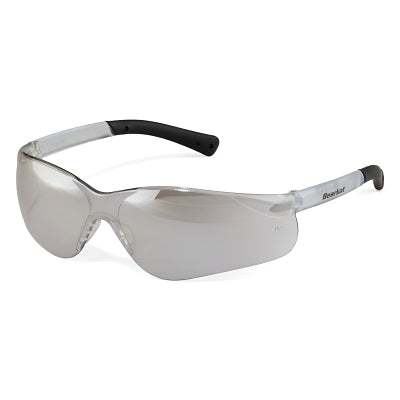 BearKat BK3 Series Safety Glasses, Indoor/Outdoor Clear Mirror Lens, Duramass Scratch-Resistant, Clear Frame